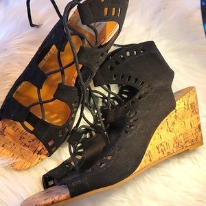 Womens Dress Wedge Sandal